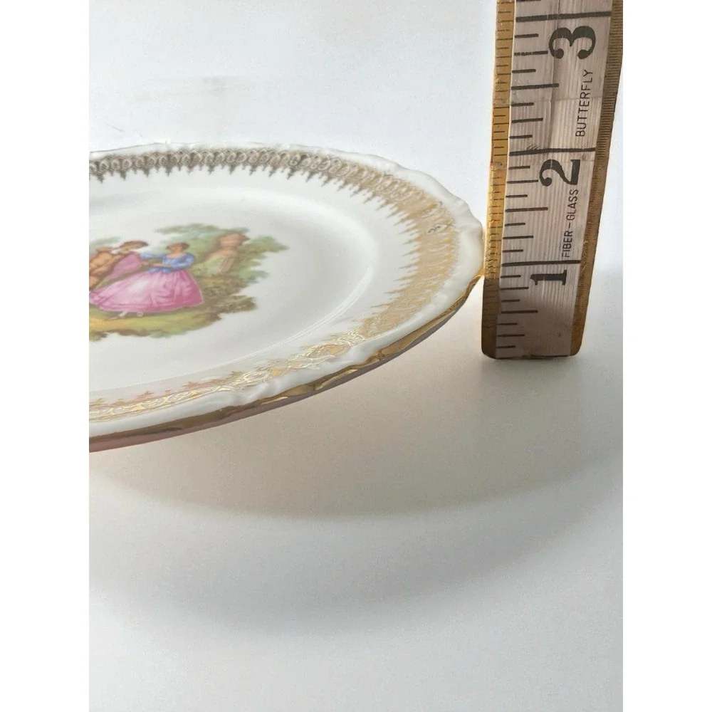 Set of 4 Vintage Winterling‎ Porcelain Dessert Plates Germany Bavaria
